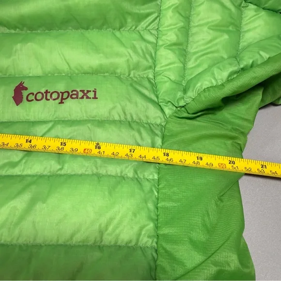Cotopaxi Fuego LT Green 950 Goose Down Fill Jacket NWOT
